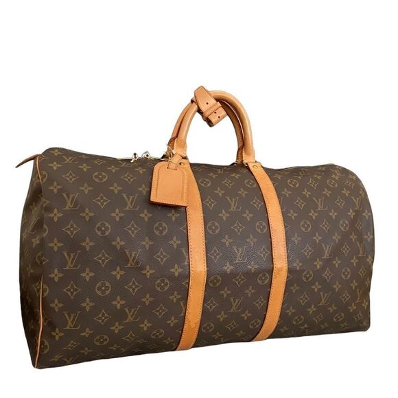 LOUIS VUITTON Monogram Keepall 55 Travel Bag 🧳 FL0081 - Picture 3 of 17
